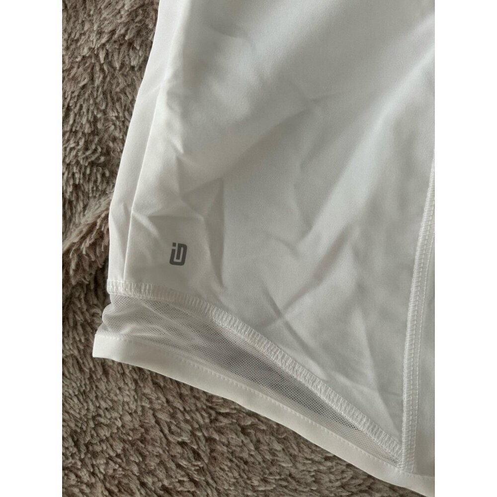 Womens ID Ideology High-Waist Woven Active Shorts Size 1X Bright White New - Picture 12 of 14